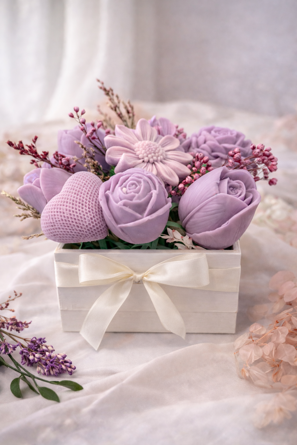 Custom Wax Melt Flower Bouquet