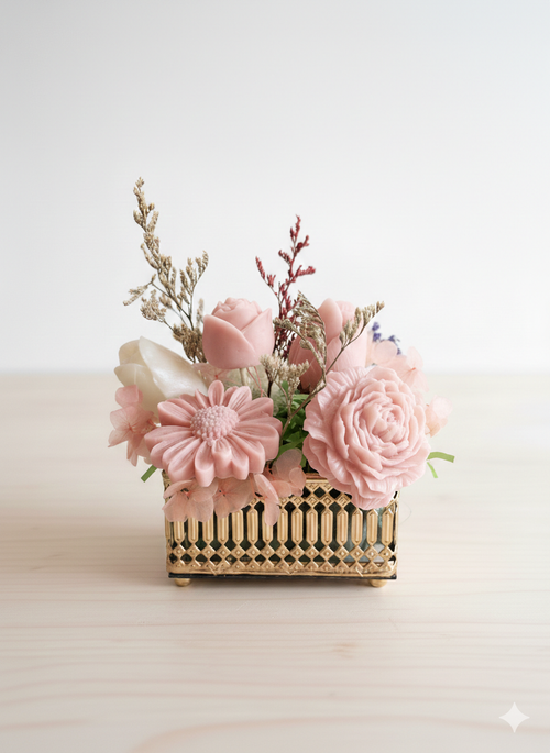 Custom Wax Melt Flower Bouquet